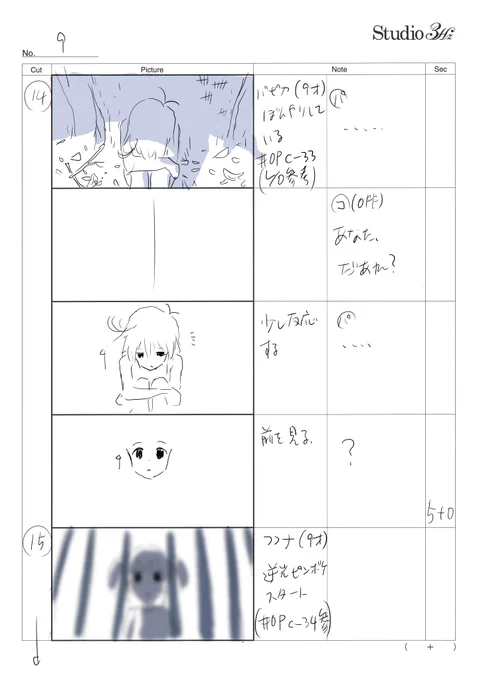 フリフラ、何人か15話を視聴された方がいる様で、感想を楽しく読ませて頂いてます。
あと年賀状やハガキをくれた方、直接お返しはできませんが励みになります。ありがとうございました。

画像は13話アバンコンテからの抜粋。
#フリフラ_アニメ 