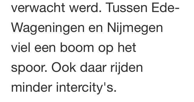 Vandaag met de trein van West naar Oost, van geen sneeuw naar een wit landschap met de nodige vertraging.