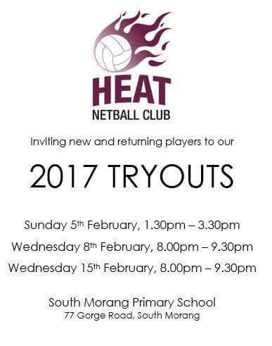 HeatNetball's tweet image. Heat Netball tryouts in February #netball #melbournenetball #teamsports #playnetballmelbourne facebook.com/heatnetballclu…