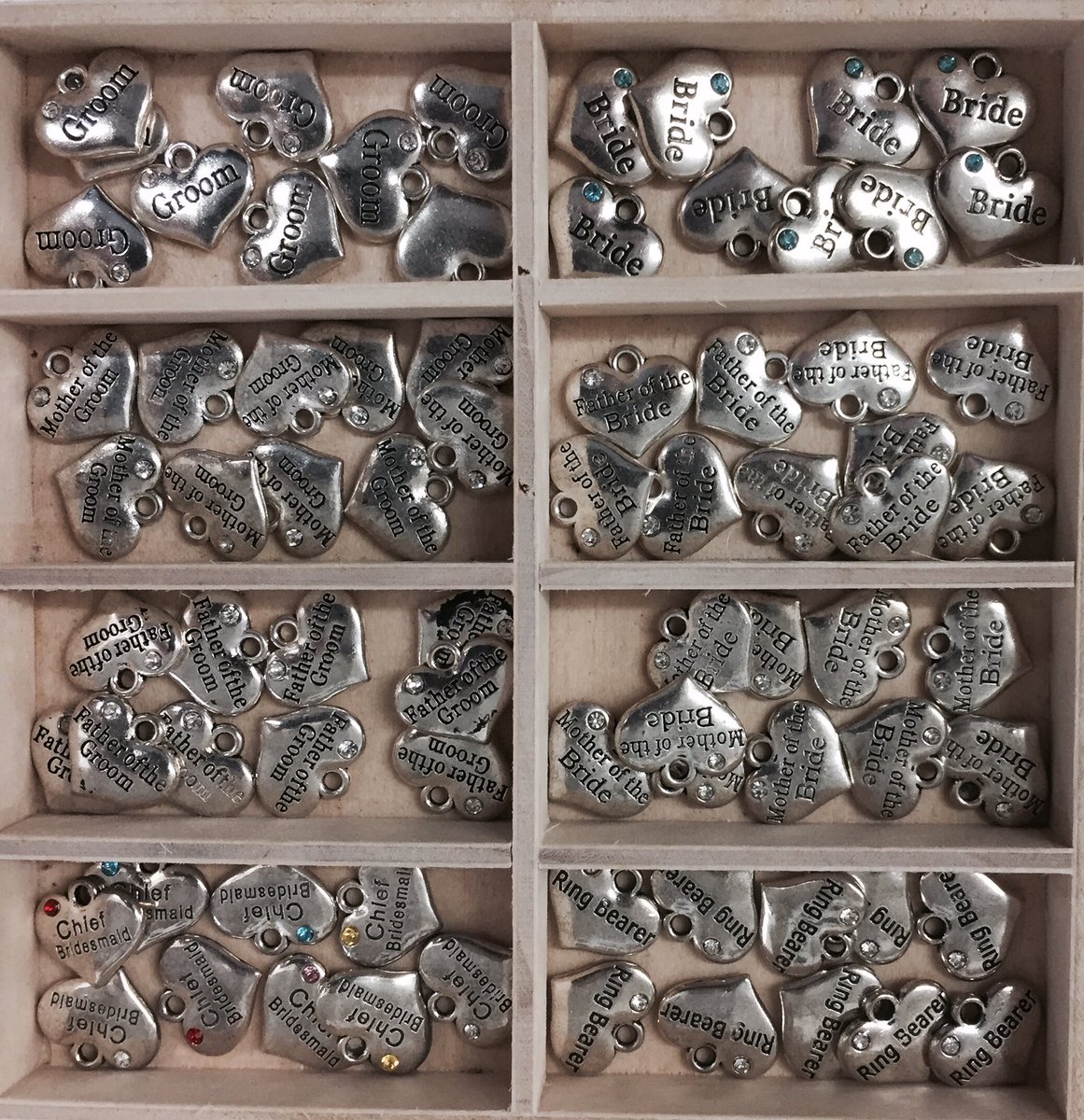 Creativity_ea's tweet image. A couple of wedding embellishments in the shop. #wedding #embellishment #doityourself #charms #tiaras