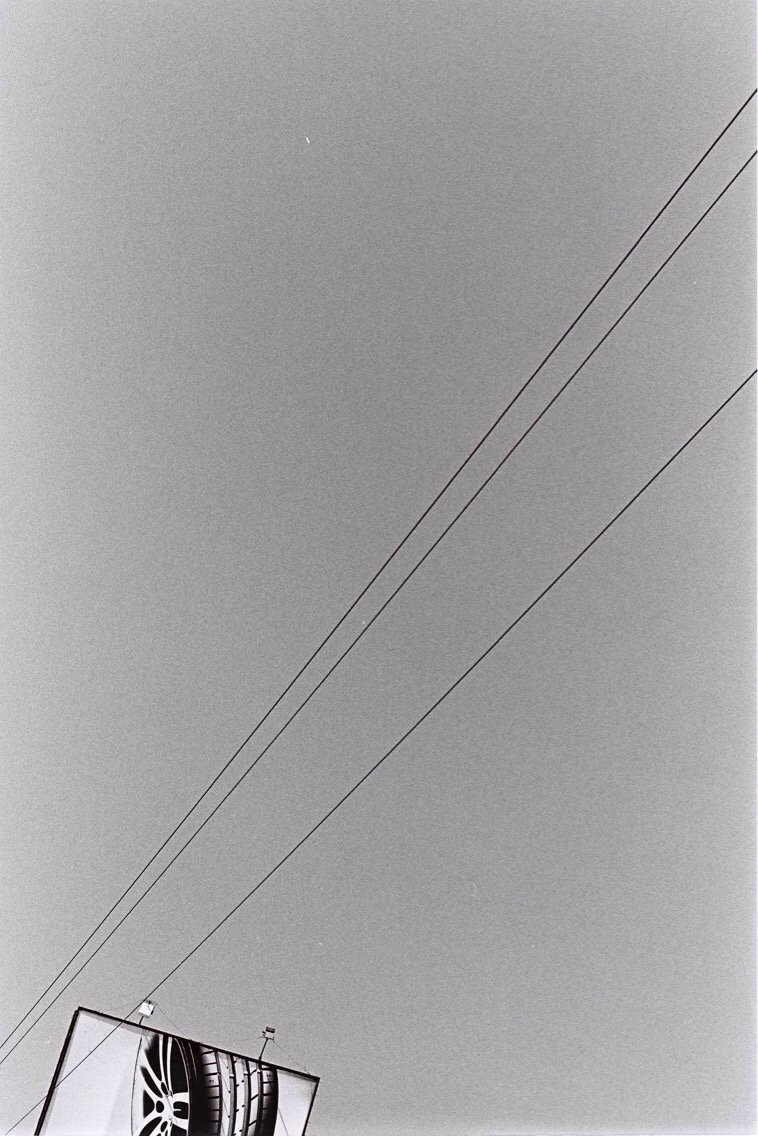 BonShepherd's tweet image. #wheel#lines#billboard#blackandwhite