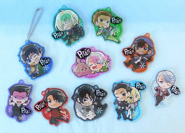 3月新商品】『ぴた！でふぉめ ユーリ!!! on ICE アクリルキーホルダー