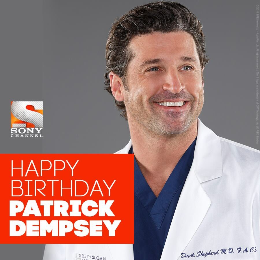 Happy birthday, Patrick Dempsey! <3 