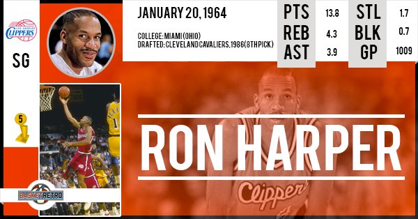 Happy birthday Ron Harper !  © 