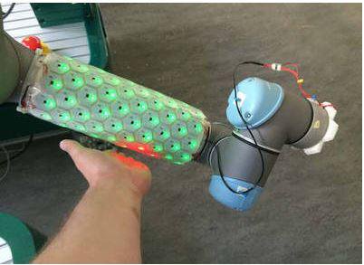 Great <a href="/ControlEngTips/">Control Engineering Magazine</a> article on UR #cobot w/artificial skin by <a href="/TU_Muenchen/">TU München</a> and <a href="/Factoryinaday/">Factory-in-a-day</a> using <a href="/ROSIndustrial/">ROS-Industrial</a> snip.ly/fz6k0