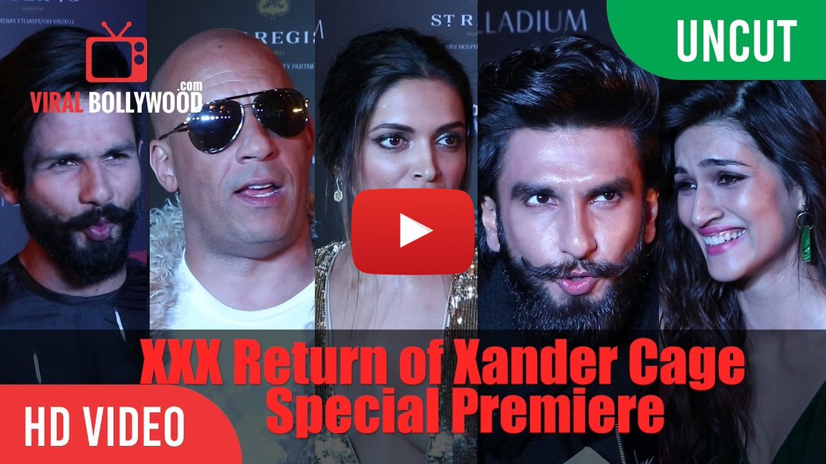 viralbollywood's tweet photo. #XXXReturnofXanderCage Special Premiere #Reviews And #Reactions #XXX2017
Website Link- https://t.co/Ghceh9YOnS https://t.co/D9Zy9hG1hv