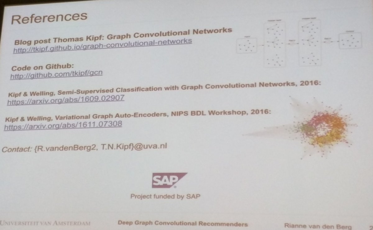 laroyo's tweet image. Rianne van den Berg @UvA_Amsterdam @ams_ds #deepGraph #convolutional #recommenders GitHub.com/tkipf/gcn