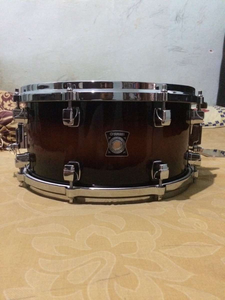 WTS Yamaha Sensitive Snare 13x6,5 kondisi gress, fullset! All part ori! blm ada 1 bln. Harga 5jt nego halus 087802015625 <a href="/DrumBagus/">@DrumBagus</a>