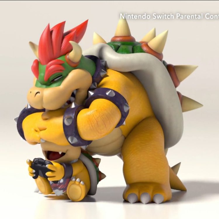 meakoopa's tweet photo. Bowser is a v good dad. 😭😭😭 https://t.co/0f2ySVS3US