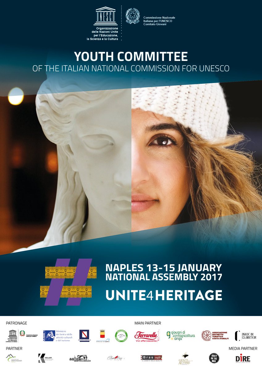 Unite4Heritage's tweet photo. Today, kicks off the General Assembly of Youth Committee @UNESCO_giovani (Italy)! Info about this great event here: https://t.co/wQDvZ9nufY https://t.co/GfeXYV1e9n