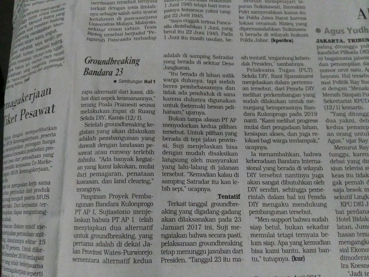 Twep pdhl ganti rugi blm lunas lho &amp; relokasi warga terdampak jg belum jelas. Kok buru-buru ya?
#JogjaDaruratAgraria