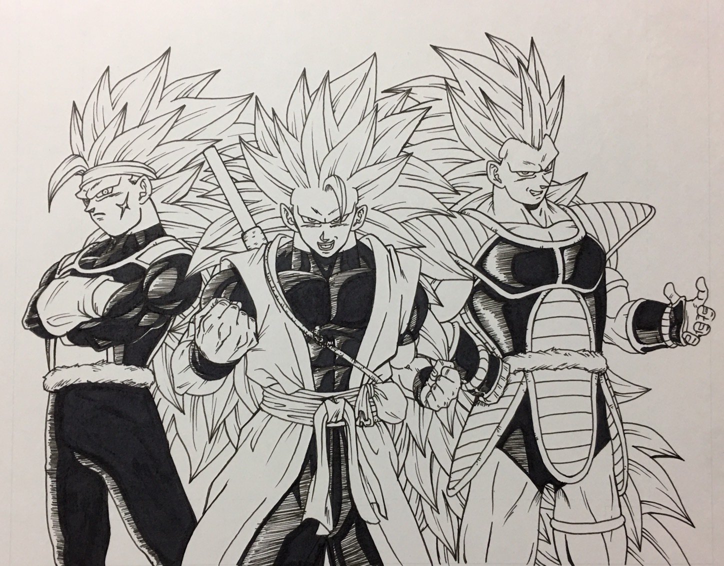 Pikachu Powa Dbkenkyuusei0 One Of My Favorite Art Work Of You The Super Saiyan 3 Family Is Perfect I Want Really To See It With Colo Twitter