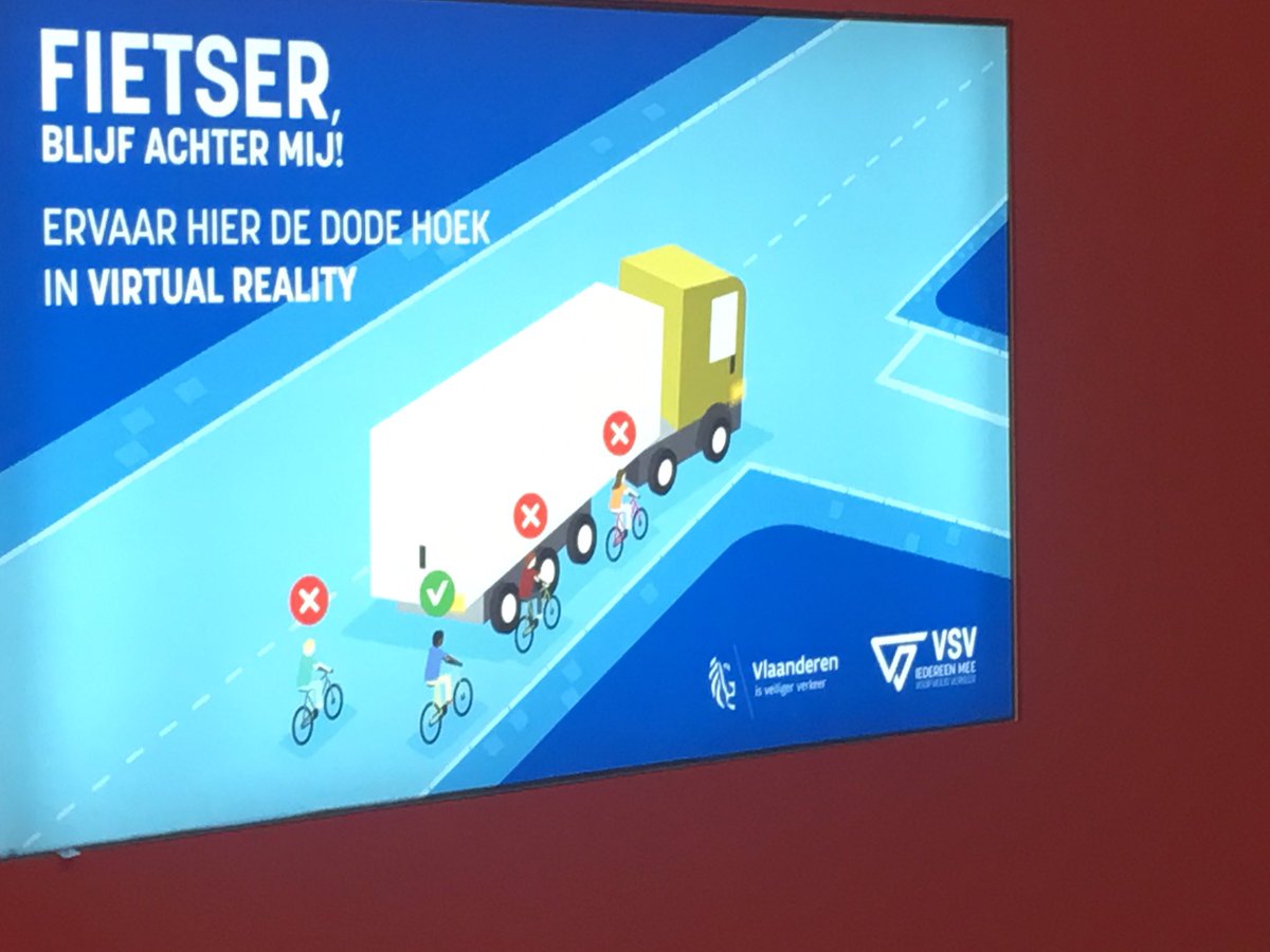 tm_be's tweet image. VR-ervaring rond dodehoek: top initiatief van @VSVerkeerskunde op @AutoSalonBe