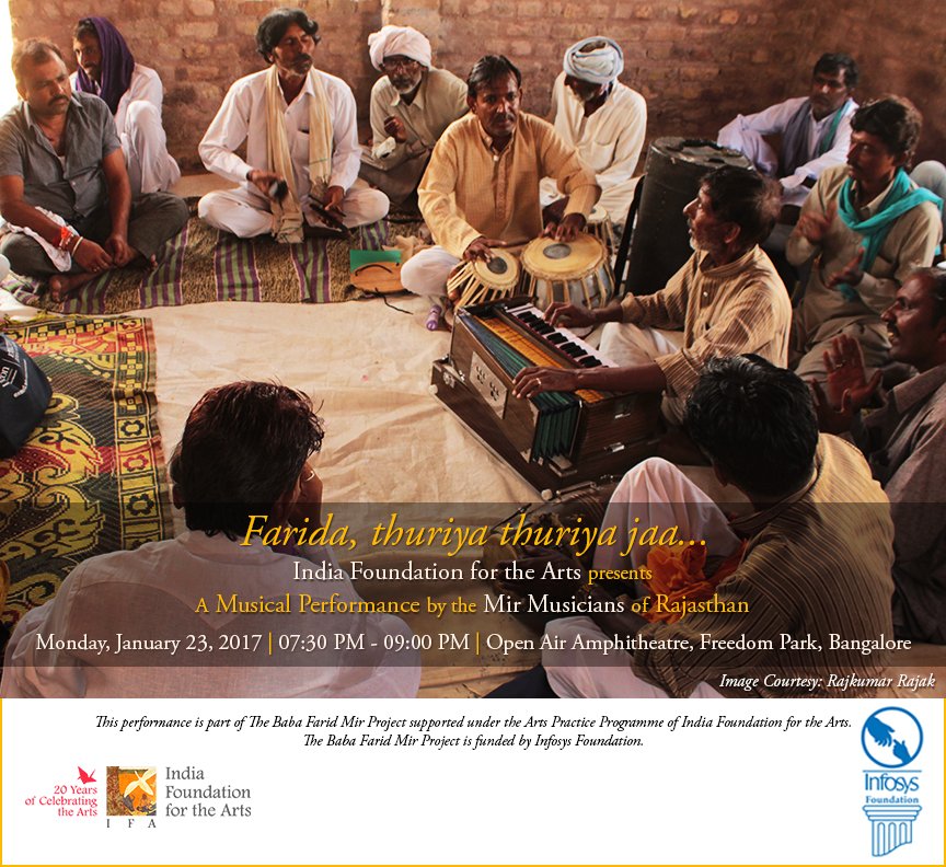 IndiaIFA's tweet photo. Do login to our Facebook Page https://t.co/6Y6SMX3TQs, RSVP joyce@indiaifa.org for the exciting Mir Musician concert in Bengaluru #IFAEvent https://t.co/OsdNiahFtL