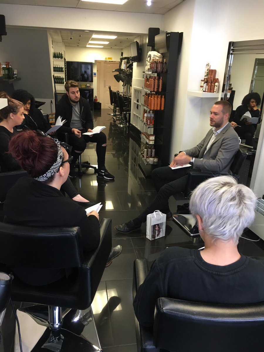 DareSalon's tweet photo. So pure Keune product training with @MarkTillyer #sopure #lovekeune @KeuneUK https://t.co/FyALDTWJdu