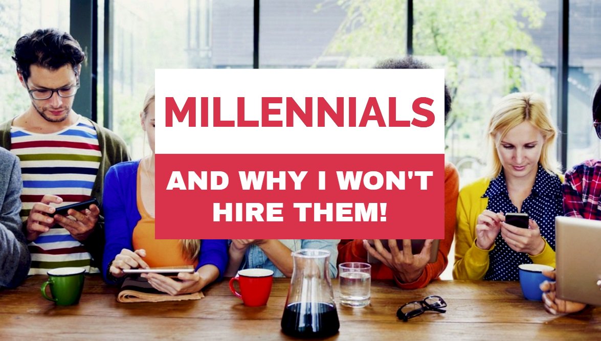 nickharrington's tweet photo. "Why I won't be hiring Millennials." https://t.co/nv2lcKQAst โฆ by @nickharrington @LinkedIn #Millennials #MillennialQuestion #FutureTalent https://t.co/1JzSEEROOM
