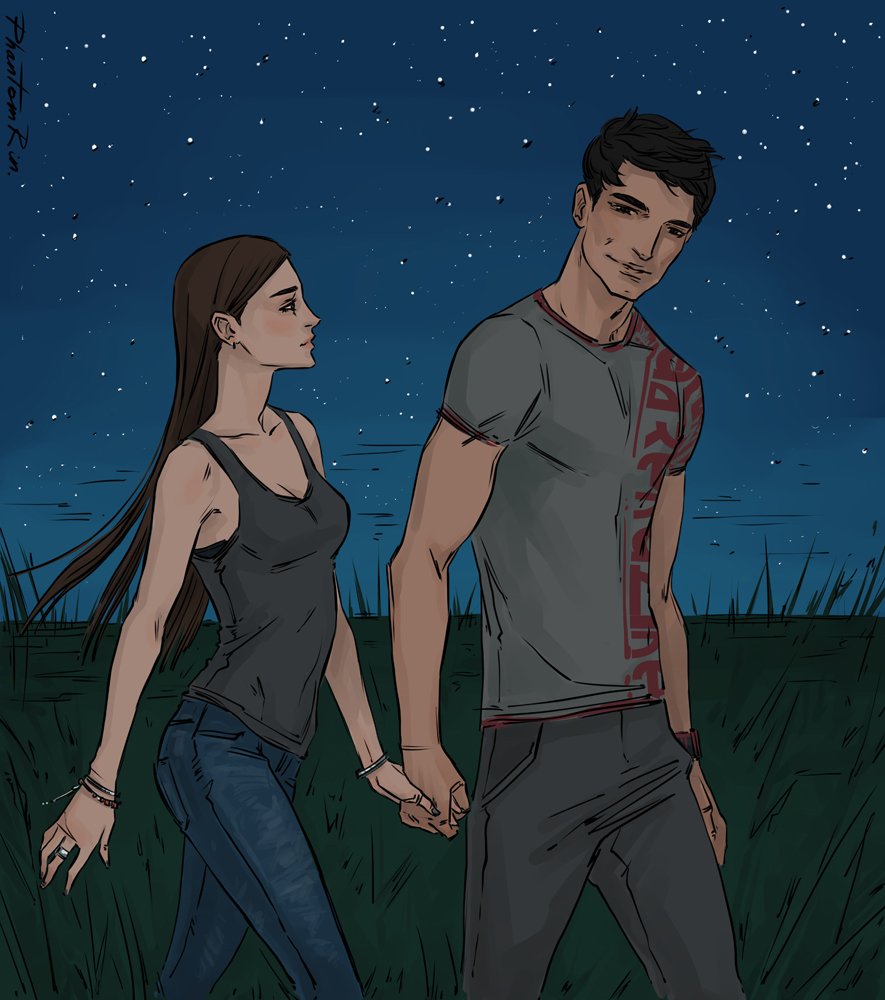PhantomRin9's tweet photo. Abby &amp; Logan ("Chasing Impossible" by @KatieMcGarry)
#ChasingImpossible #Abby #Logan #night #stars #illustration #books https://t.co/bljSk1jC5r