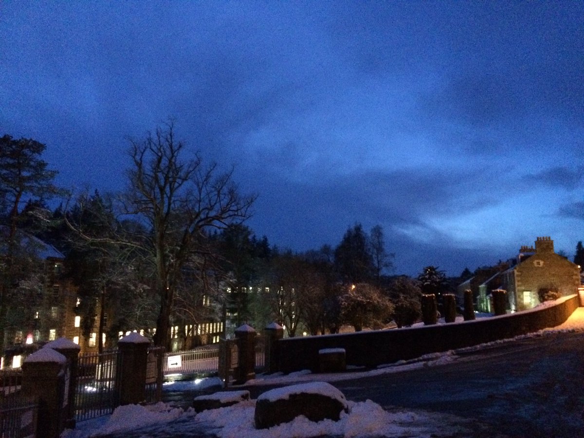 catbateson's tweet photo. Snowy twilight @newlanarkwhs - stepping back into the past with an added wintry atmosphere! #nofilter #historyinthecold #snow https://t.co/192nq2W0HX