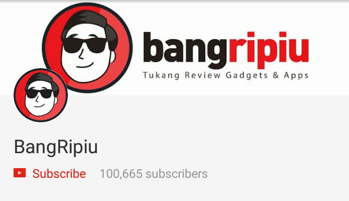 Selamat <a href="/BangRipiu/">Bang Ripiu</a> chamnel youtube-nya udah tembus 100k subscriber! Mantap 👏