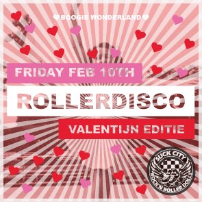 Save the date: friday februari 10th we are organising our 6th RollerDisco BoogieWonderland in @ElectronBreda #Breda #rollerdisco #jamskate