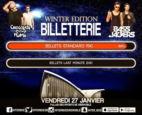 interbde38's tweet photo. Presque toutes les places à 15 euros sont épuisée ! Rendez-vous chez nos partenaires et sur internet ! https://t.co/AIPFTnNEvv