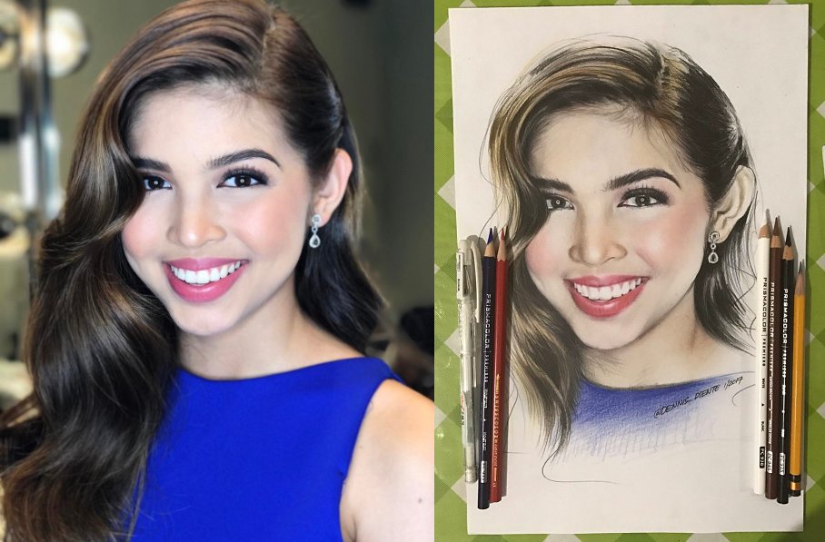 gmanetwork's tweet photo. Wow! @dennis_diente created an amazing artwork featuring @mainedcm! https://t.co/2UKtxLGHne https://t.co/hxQhHgzzpj