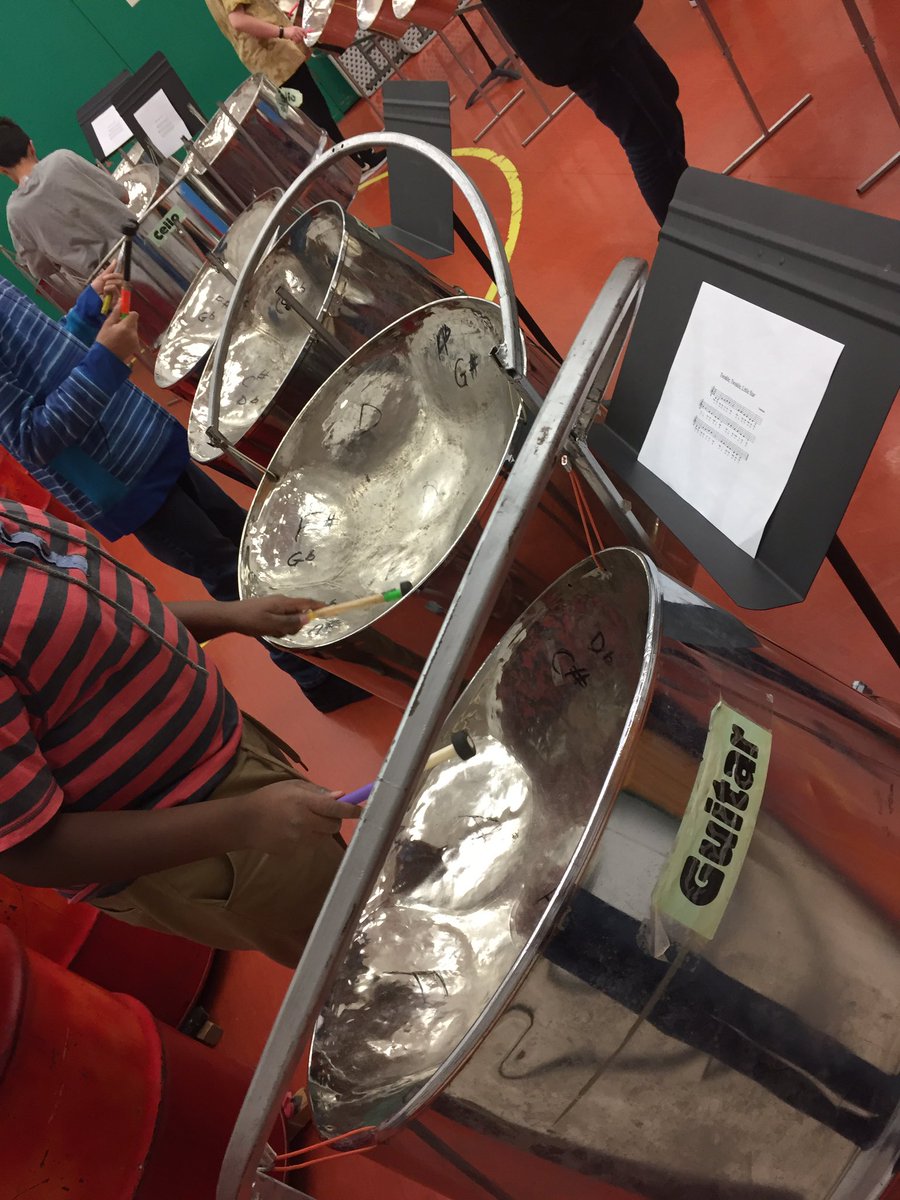 Making music #steelpans <a href="/LordSelkirkWSD/">Lord Selkirk School</a> @WinnipegSD
