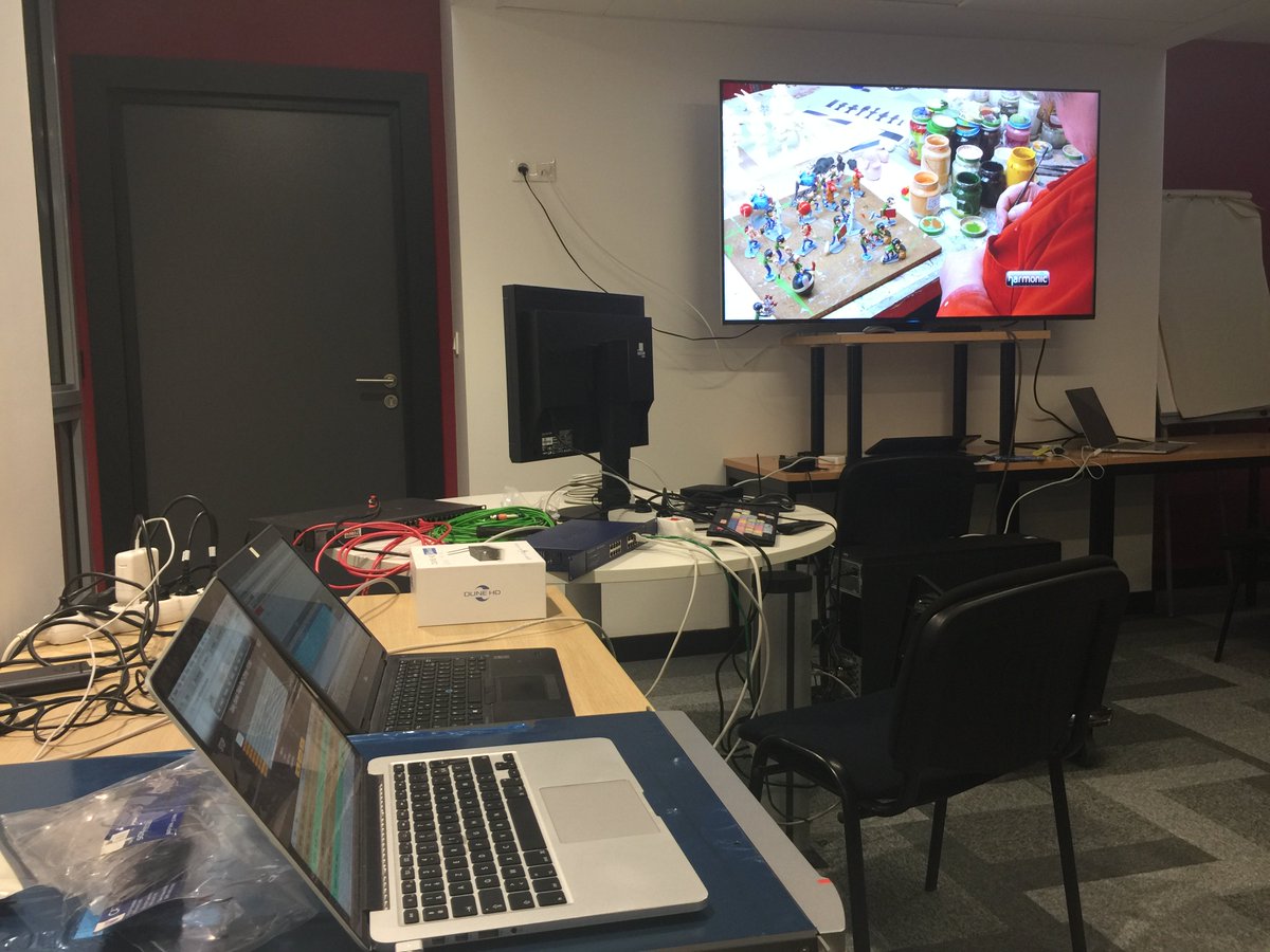 vincemdk's tweet photo. POC #WORKFLOW #UHD50p #UHD @HarmonicInc #BBright @ChyroBroadcast #pixagility @ZAYO_France @museumchannel_f #PXWFS7 right now ! https://t.co/t7eChzYPFx