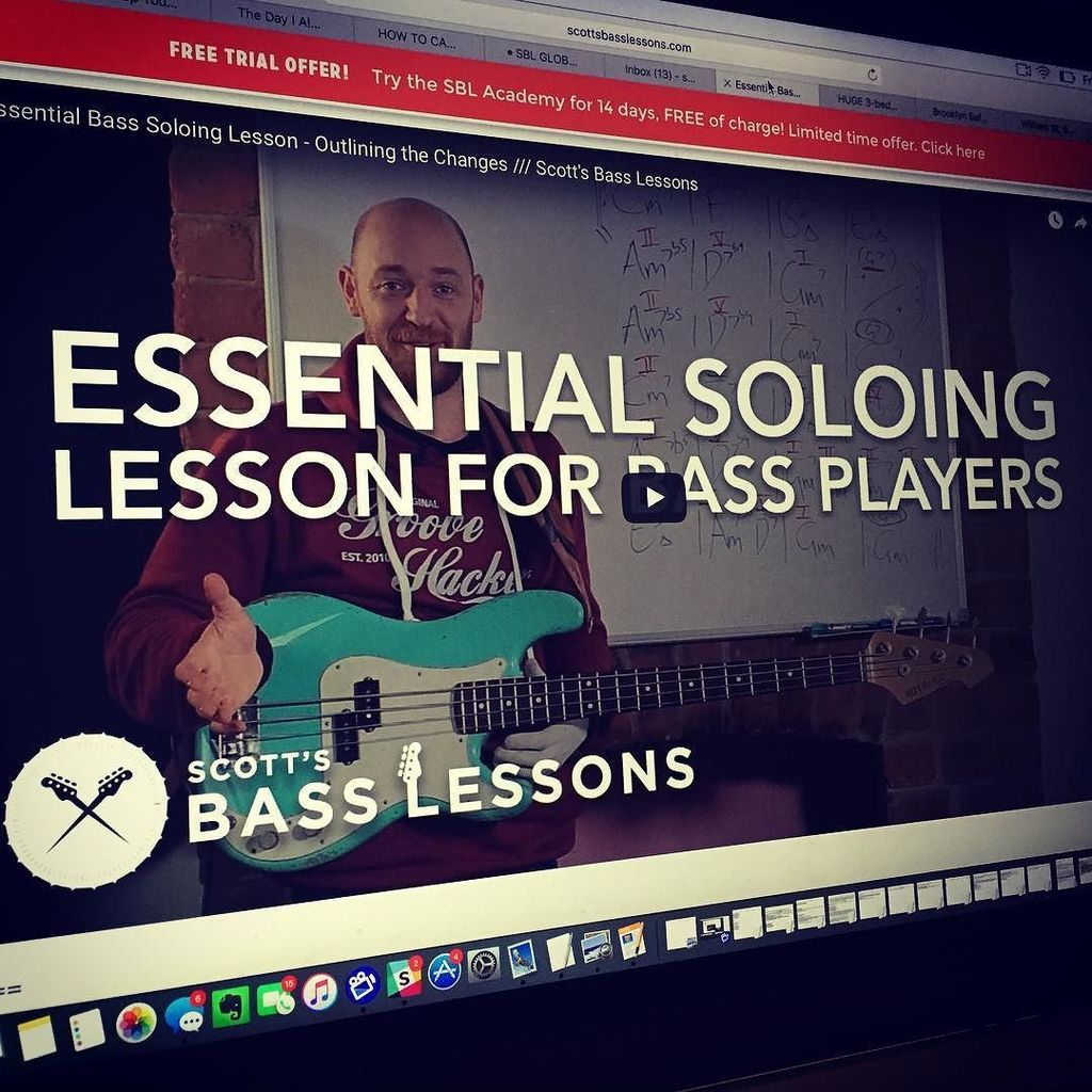 New free lesson for ya #groovehackers... Essential soloing tips for bass players... If you dig it, check out the fu…