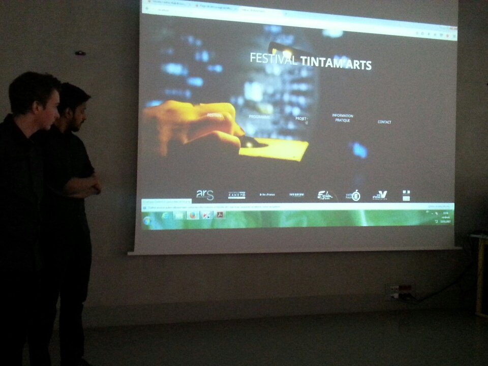 Vincent_Gruyer's tweet photo. Bravo l'@Agence2V #dutmmi @MMISarcelles @iut_ucp @UniversiteCergy pour votre site #tintamarts pour le @centredesarts95 https://t.co/UKMwwrU1rc
