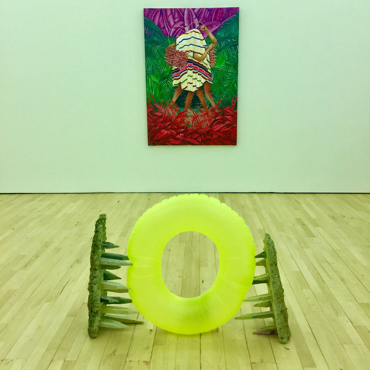 photofarnham's tweet photo. And now looking at work of new and recent fine art graduates @ICALondon #Newcontemps #Bloomberg2016 https://t.co/hyutRhuaqo