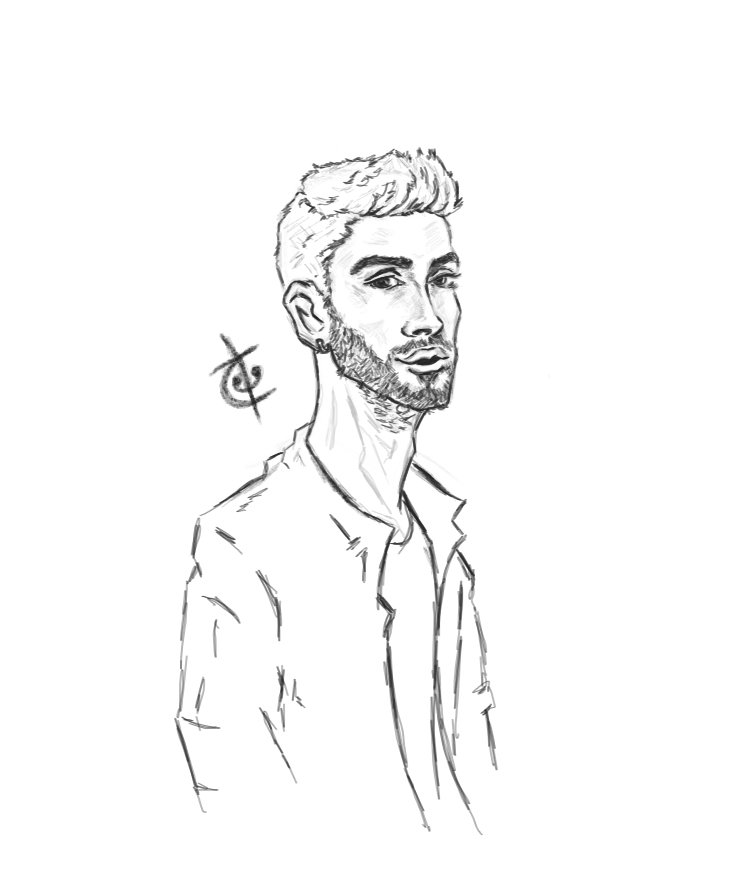 mego2im's tweet photo. Guess who !? ๐๐ป
.
.
.
.
.
.
#NewSketch #ZaynArt #ZaynMalik #1D #OneDirectionArt #FanArt #ColoredVersionComing #StayTuned #WIP https://t.co/c1XBUJgFW8