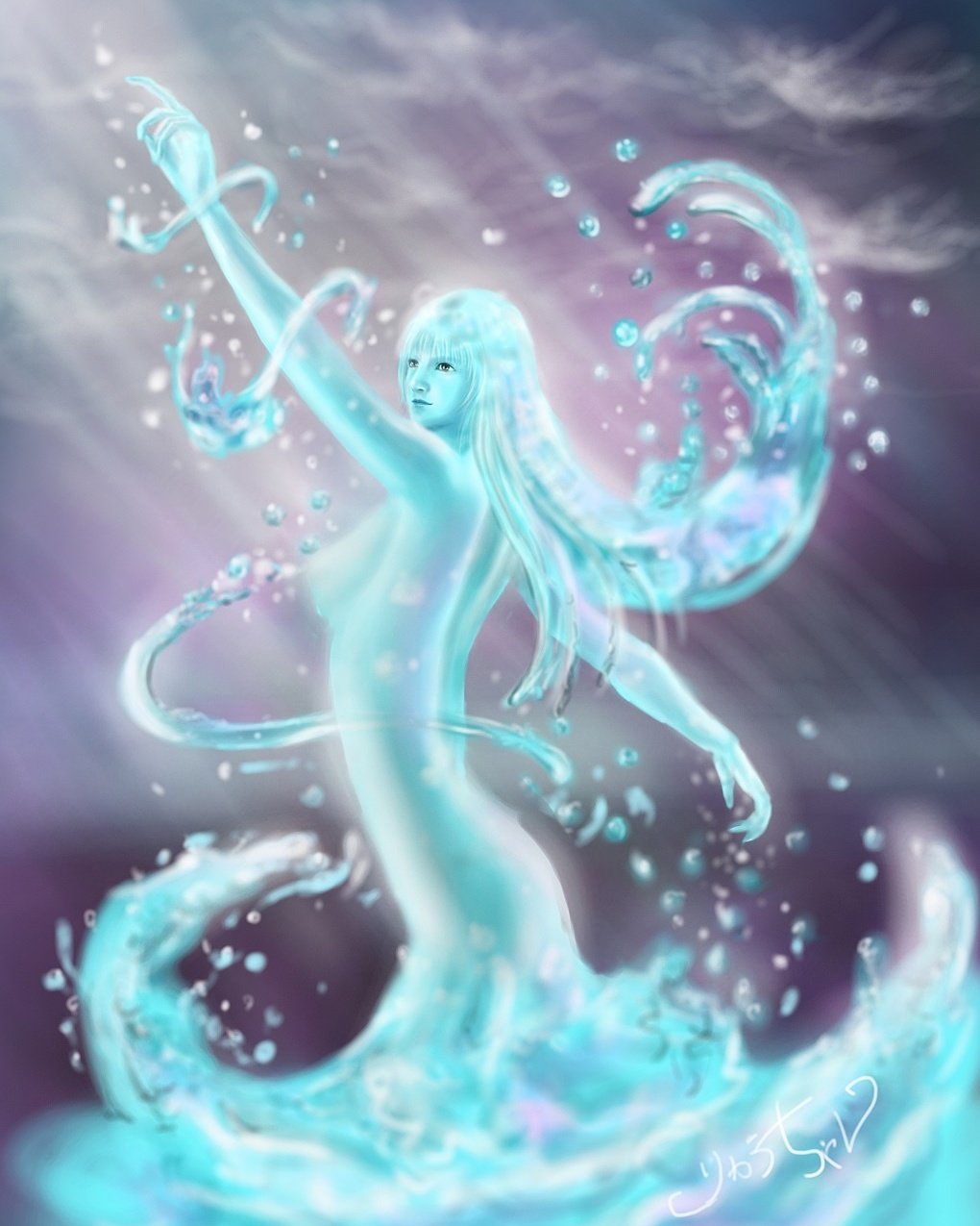 りゅうちゃん 幻想絵師 デジタルで描いたウンディーネ 水の精霊 創作クラスタと繋がりたい 絵描きさんと繋がりたい 絵師さんと繋がりたい イラスト基地 拡散希望rtおねがいします T Co Vcx7mwy53n Twitter