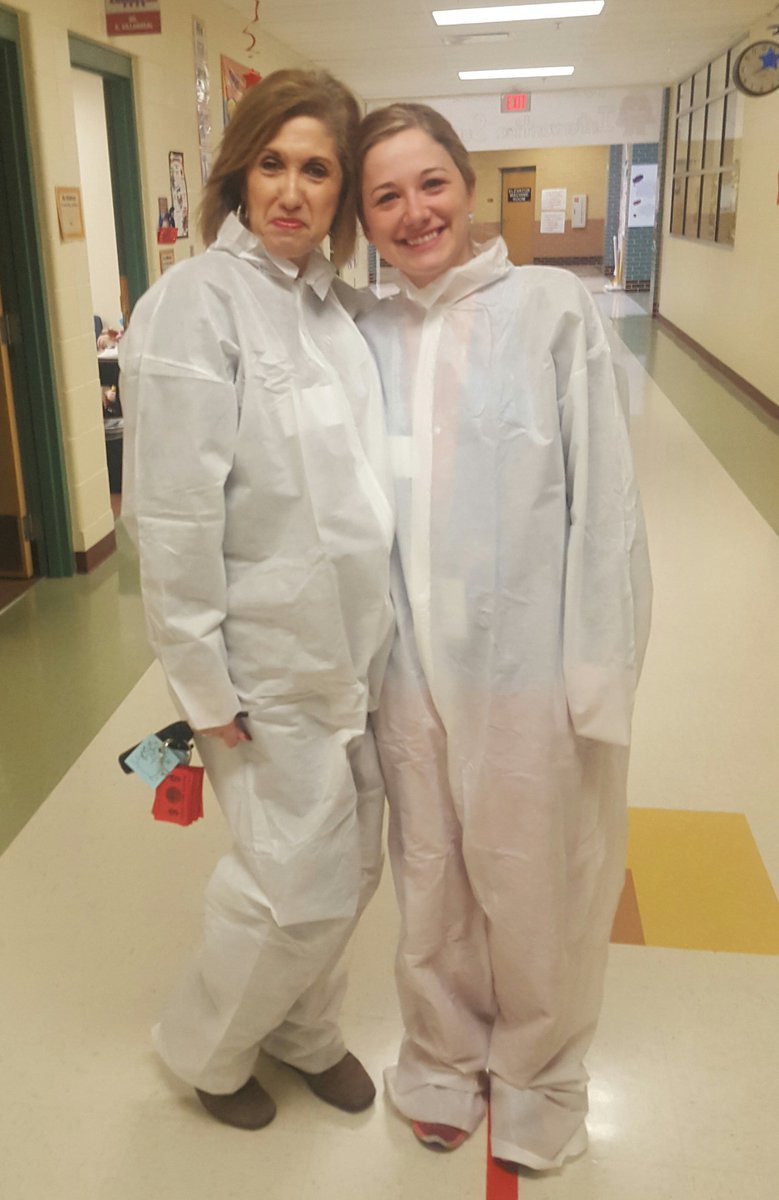 NISDmartin's tweet photo. Ms. Cobarruvias was the proud runner up of the Pasta for Patients campaign. Students duct taped her to the wall. #goodsport #principalduties https://t.co/Sve2nReKwU