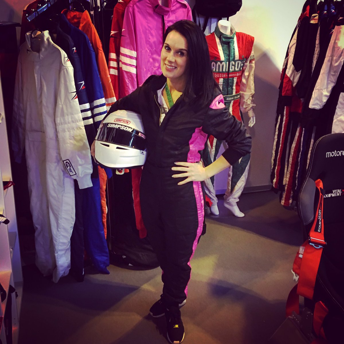 Steffi_Crouch's tweet photo. Right @Official_WSR, I know we were trying to keep it under wraps, but I think it's time we announced my drive! #ASI17 #WSR https://t.co/3OloNtPz8B