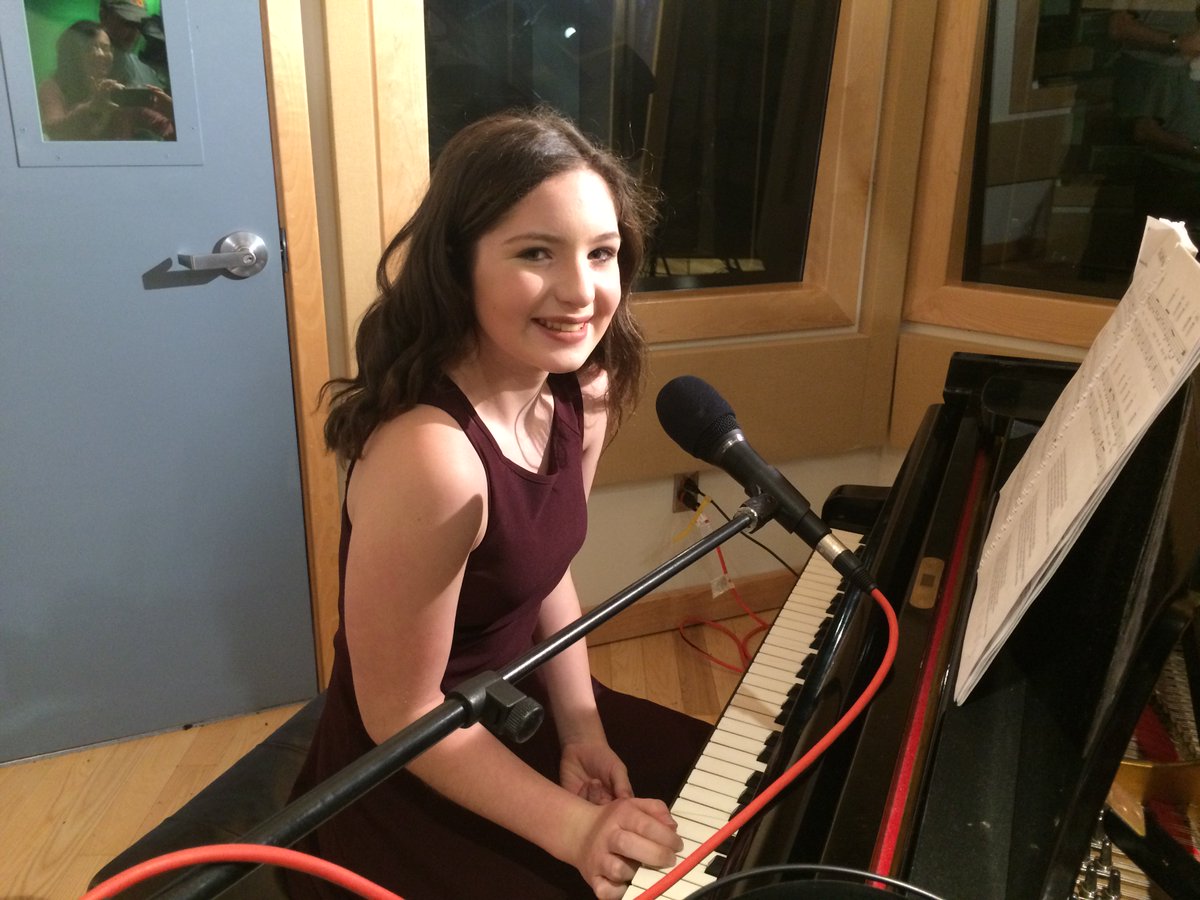Young Folk at the Hall - Live! <a href="/RamonaDearing/">Ramona Dearing</a> Performers Michaelea Silver &amp; Julia Bryant right now! 722-7111 1-800-563-8255