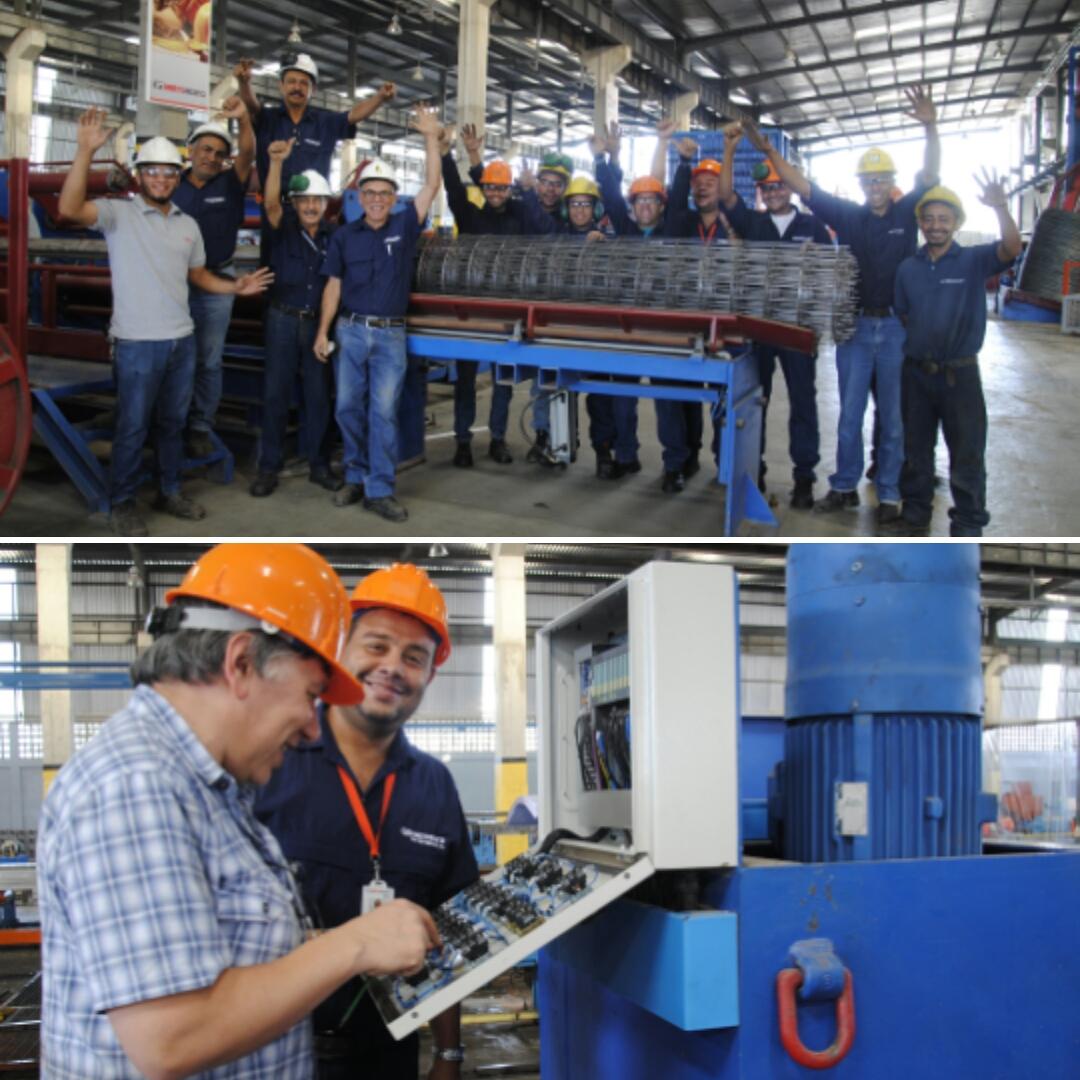 FundMetroacero's tweet photo. Luego de meses de arduo trabajo este #11E iniciaron las pruebas técnicas para comenzar la producción de mallas en #Metroacero https://t.co/cozpeYtg2E