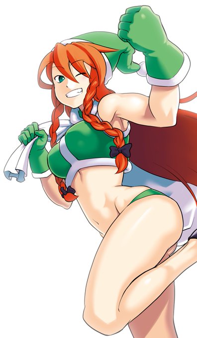 @kagehito お誕生日おめでとうございます!サンタめーりんを描きました! 