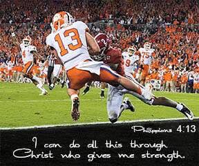 HillWatch's tweet photo. A National Championship game winning pass from #4 to #13.

“I can do all things through Christ who gives me strength” – Philippians 4:13 https://t.co/Jmy639QCEd