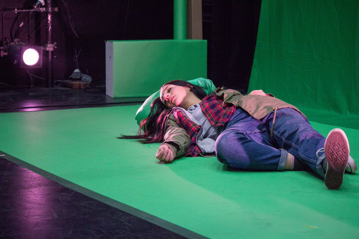 HeadshotToby's tweet image. Exciting things happening @HalfMoonTheatre Great fun taking shots of some green-screen action this week for &apos;Her&apos; @brollytweets #her_ontour