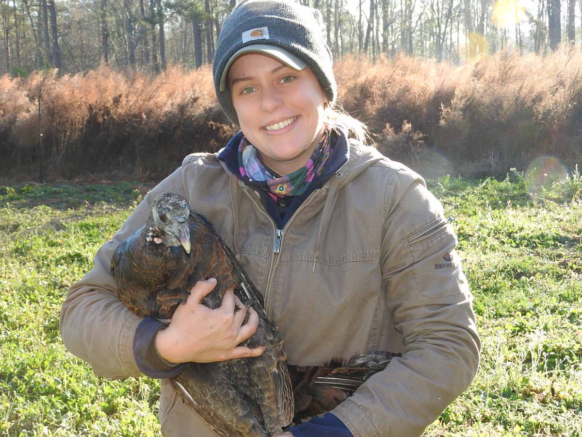 DrShortSpur's tweet photo. @LSUCollegeofAg RNR graduate student Alaina Gerrits with her first captured turkey of 2017 season (got 6 females this AM)! #turkeyscience https://t.co/FlNi3Iwdj6
