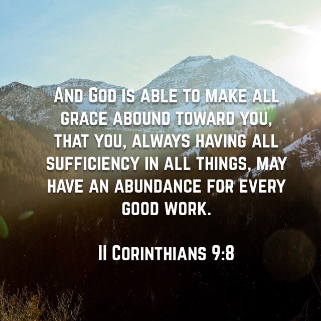 JenksStephen's tweet photo. Remember today it is His ability that empowers you! #allgrace #allthings #everygoodwork https://t.co/qUjEKIKnOa