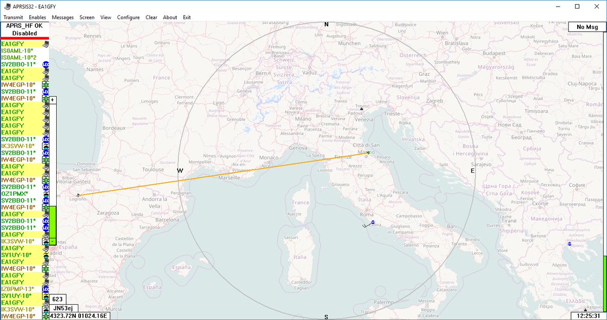 RX #APRS #HF #30meters band. Interface sound card with #direwolf