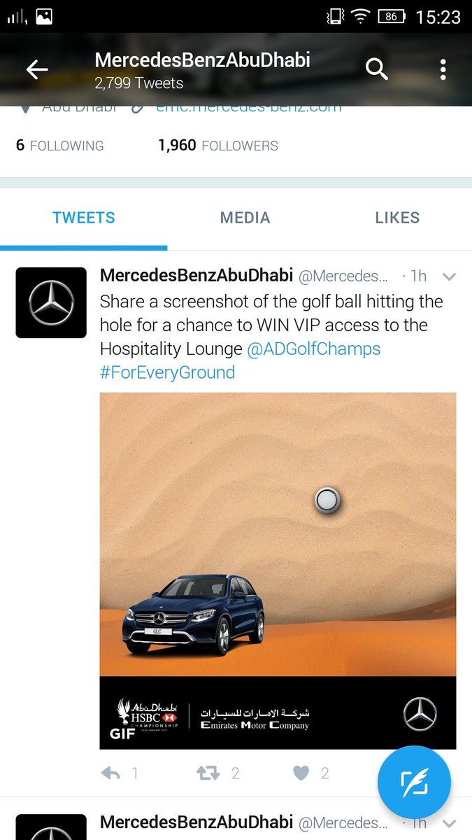 alinadraculina's tweet photo. @MercedesBenzAD @ADGolfChamps #foreveryground https://t.co/wEJFfrAGet