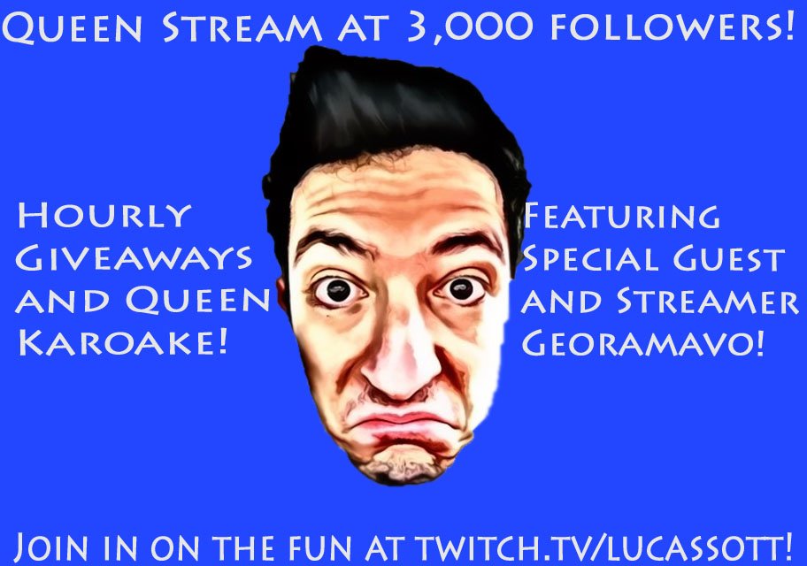hooksVS's tweet photo. HYPE! Spread it around! Only 114 followers away! #QueenStream #twitch #SupportSmallStreamers @lucassott @georamavo https://t.co/RGgzA2Xnzo