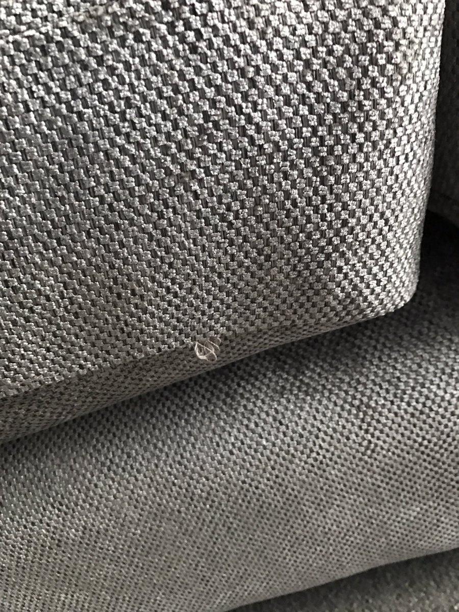 julie_dick's tweet photo. @Sofology You wait 10 weeks for your new sofa...and when it arrives it's 2 different shades and damaged 😔😡 #crapology @Markdj1976 https://t.co/9JEkPIgWdN