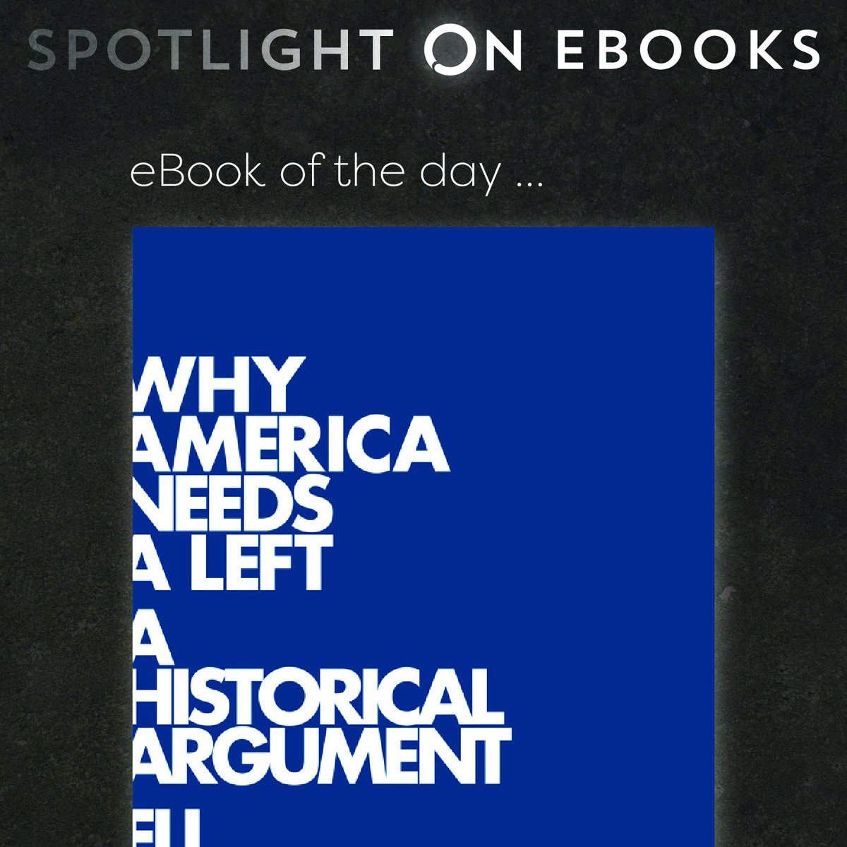 LivUniLibrary's tweet photo. eBook of the day!
Why America needs a left: a historical argument - Eli Zaretsky
https://t.co/pwNCEvSpdk
#WelcomeDonald 😷 https://t.co/6QEThqT8e4