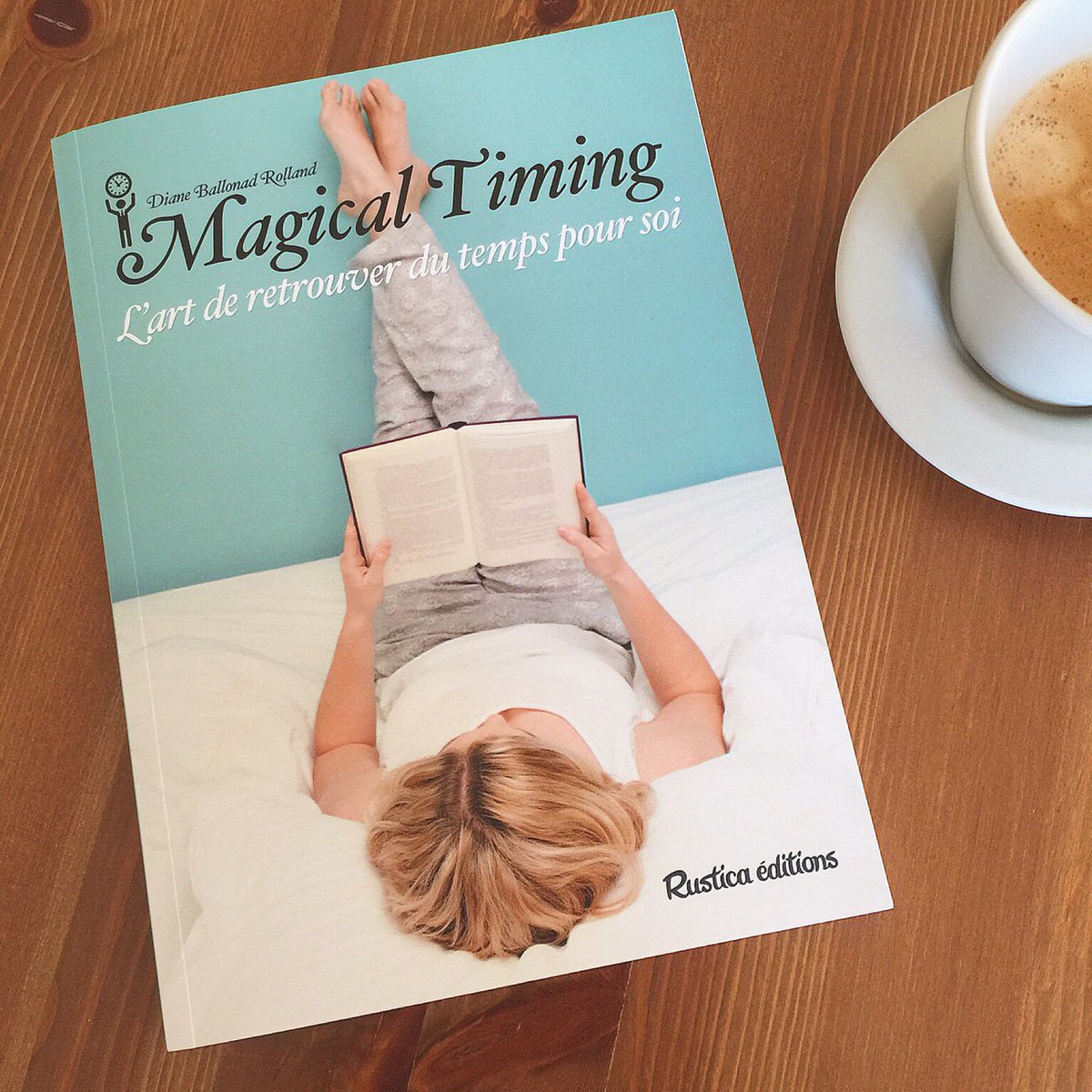 DianeBallonad's tweet photo. J-7 avant la sortie en librairie de mon nouveau bébé, "#MagicalTiming, l'art de retrouver du temps pour soi" chez #RusticaEditions ! #Slow https://t.co/CDtIxID00u