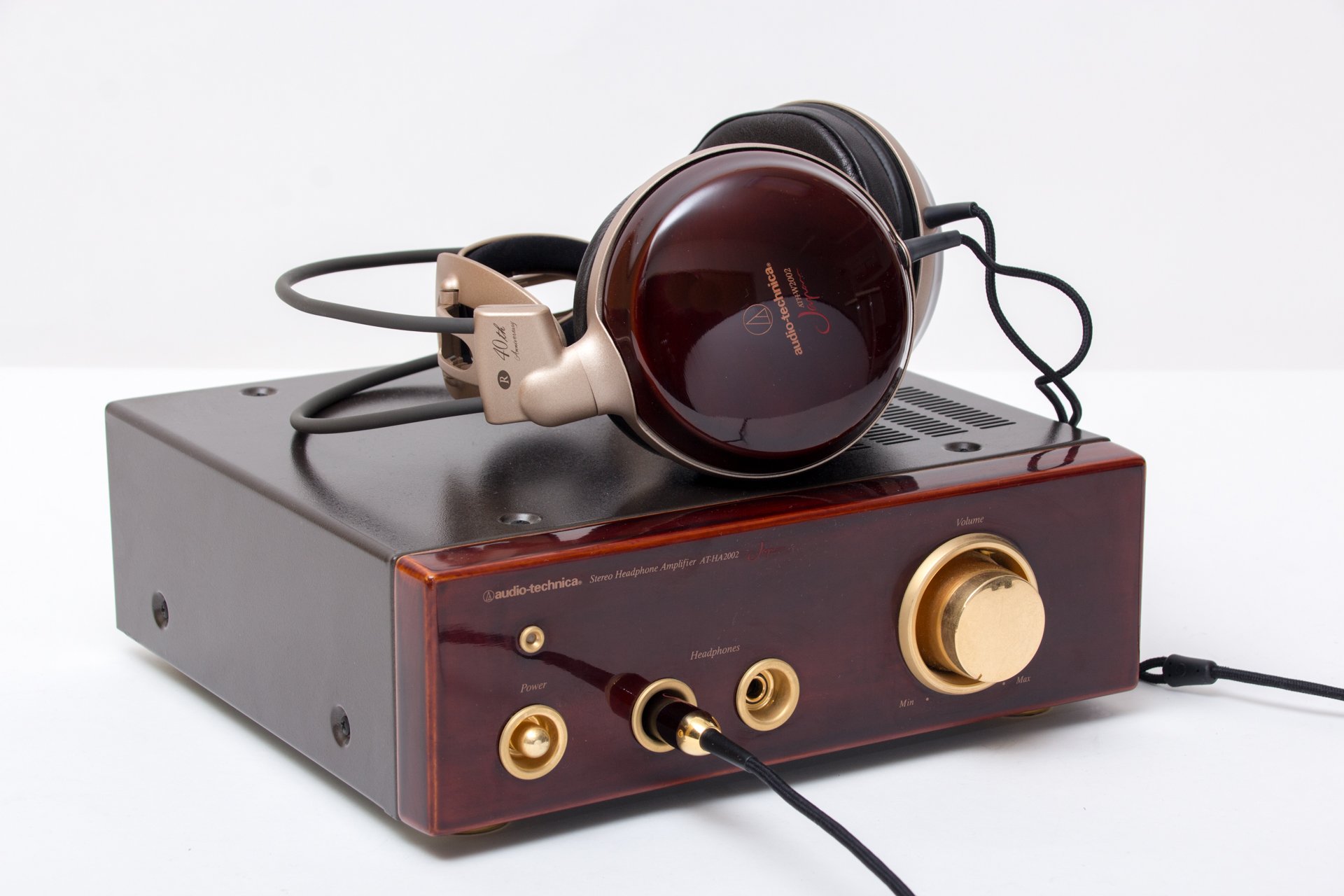 【良品】オーディオテクニカ ヘッドホン 40周年記念モデル ATH-W2002 オーディオテクニカ 40周年記念限定ヘッドフォンATH-W2002