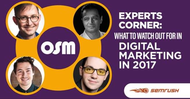 semrush's tweet photo. What to expect in 2017 in #DigitalMarketing? Our experts have shared some great insights to consider! >>> https://t.co/AVq2qxsnmH https://t.co/yo2Q5AZOcF